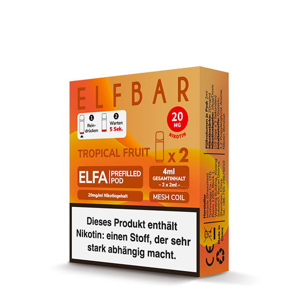 ELFBAR - ELFA Pod Tropical Fruit - Hype Trade GmbH B2B